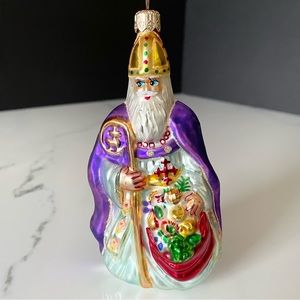 The Bishop Santa Ornament by Christopher Radko